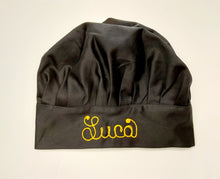 Carica l'immagine nel visualizzatore di Gallery, Cappello chef 3 colori con possibilità di personalizzazione, cotone 100% Made in Italy🇮🇹