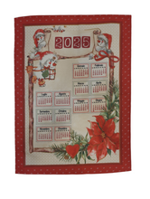 Carica l'immagine nel visualizzatore di Gallery, Strofinaccio calendario 2025 Made in Italy 🇮🇹 6 differenti soggetti IDEA REGALO!!