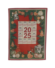 Carica l'immagine nel visualizzatore di Gallery, Strofinaccio calendario 2025 Made in Italy 🇮🇹 6 differenti soggetti IDEA REGALO!!