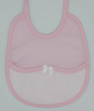 Carica l'immagine nel visualizzatore di Gallery, Bavaglino Onda 2 colori cotone 100% Made in Italy possibilità di personalizzazione