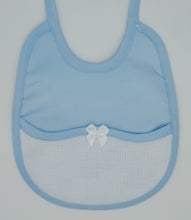 Carica l'immagine nel visualizzatore di Gallery, Bavaglino Onda 2 colori cotone 100% Made in Italy possibilità di personalizzazione