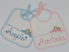 Carica l'immagine nel visualizzatore di Gallery, Bavaglino Barchetta 2 colori cotone 100% Made in italy possibilità di personalizzazione