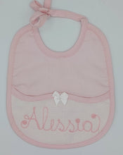 Carica l'immagine nel visualizzatore di Gallery, Bavaglino Onda 2 colori cotone 100% Made in Italy possibilità di personalizzazione