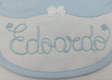 Carica l'immagine nel visualizzatore di Gallery, Bavaglino Onda 2 colori cotone 100% Made in Italy possibilità di personalizzazione