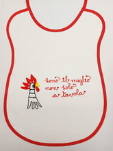 Carica l'immagine nel visualizzatore di Gallery, Bavaglioni spiritosi adulti linea CUCINA cotone 100% Made in Italy