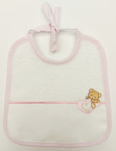 Carica l'immagine nel visualizzatore di Gallery, Bavaglino neonato SWEET 2 colori cotone 100% Made in Italy possibilità di personalizzazione
