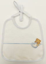 Carica l'immagine nel visualizzatore di Gallery, Bavaglino neonato SWEET 2 colori cotone 100% Made in Italy possibilità di personalizzazione