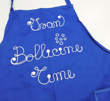Carica l'immagine nel visualizzatore di Gallery, Grembiule unisex personalizzato in cotone 100% IDEA REGALO,disponibile in 5 colori