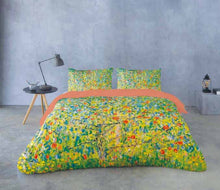 Carica l'immagine nel visualizzatore di Gallery, Lenzuola copriletto matrimoniale stampa digitale ARTE cotone 100% Made in Italy