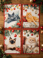 Carica l'immagine nel visualizzatore di Gallery, Strofinacci cani &amp; gatti Stampa digitale 🌈 cotone 100% NOVITÀ NATALE 26
