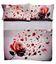 Carica l'immagine nel visualizzatore di Gallery, Lenzuola copriletto matrimoniali SANDY stampa digitale 🌈 cotone 100%
