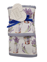 Carica l'immagine nel visualizzatore di Gallery, Completo viso e ospite LAVANDA cotone 100% 4 colori🌈 Made in Italy 🇮🇹
