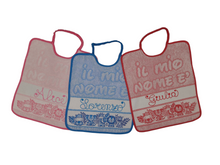 Carica l&#39;immagine nel visualizzatore di Gallery, Set asilo 3 pezzi SAFARI personalizzato con NOME cotone 100% Made in Italy in 3 colori
